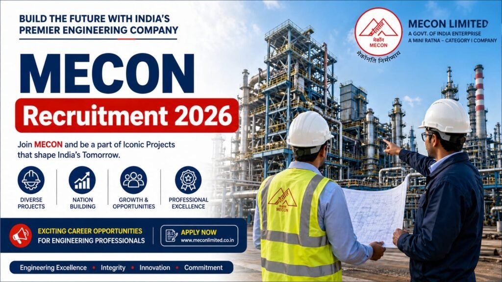 MECON Recruitment 2026
