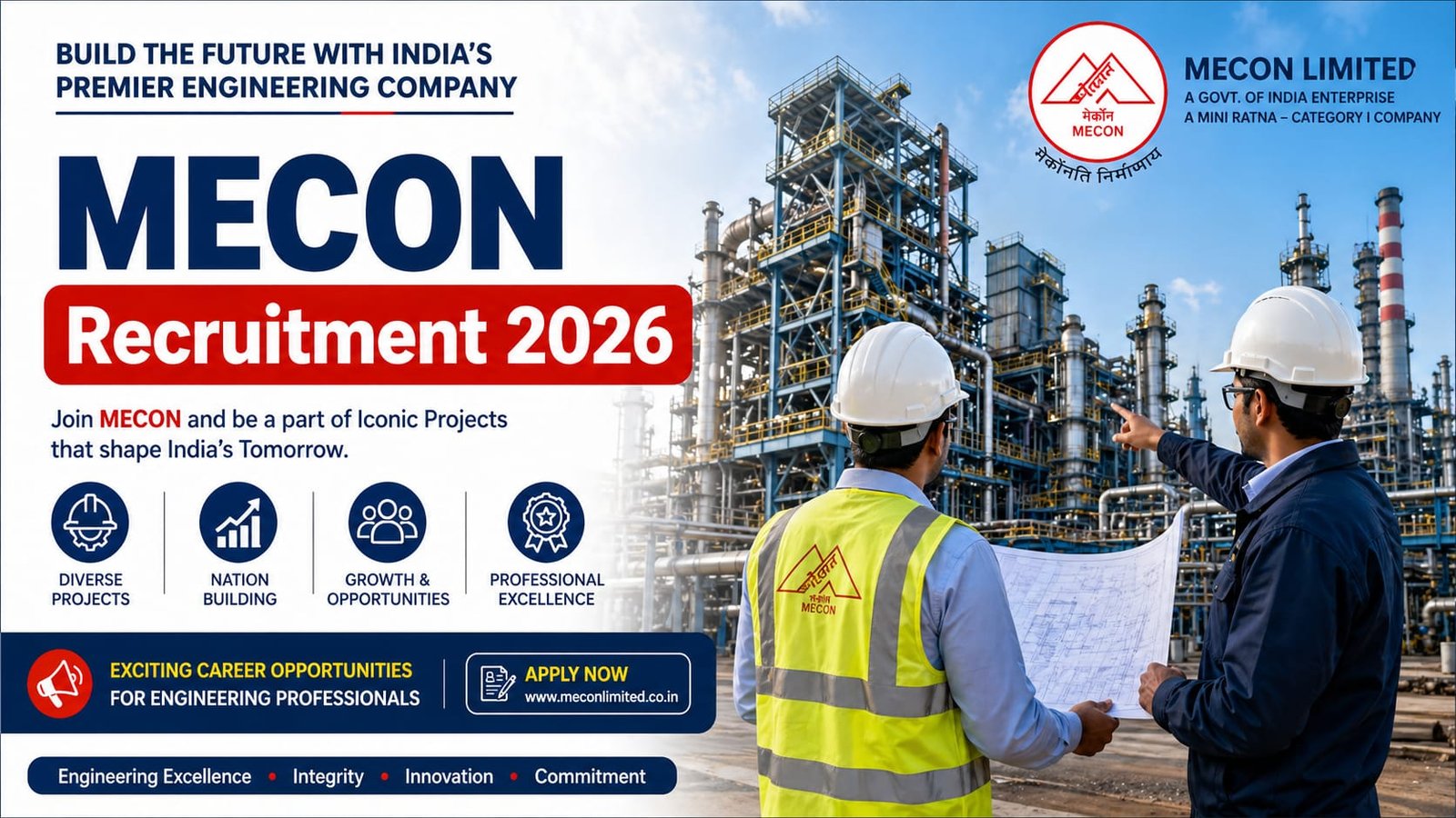 MECON Recruitment 2026