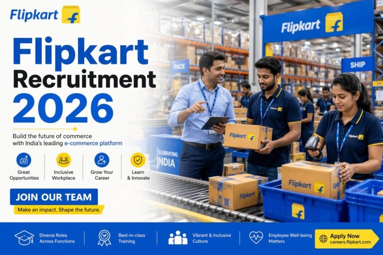 Flipkart Hub Operations Job 2026
