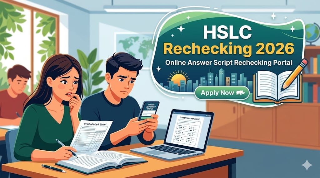 ⚖️ Legislative Department Recruitment 2025 – Apply for 2 Law Assistant Posts 4 Assam HSLC Rechecking 2026