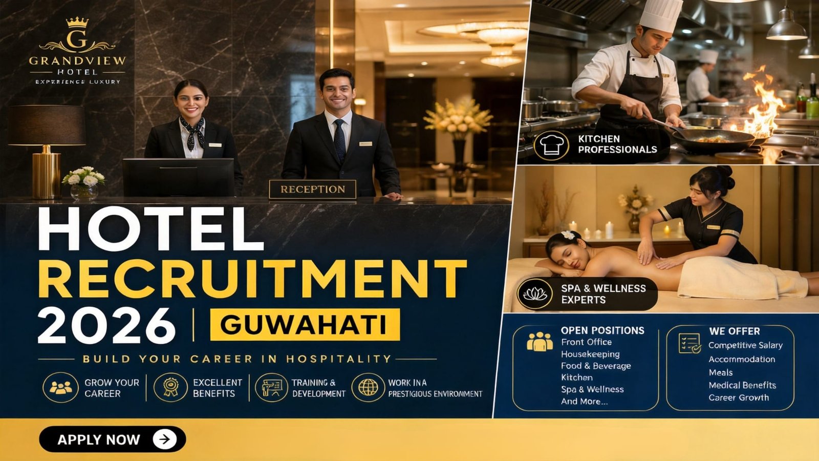 Dynasty Hotel Recruitment 2026