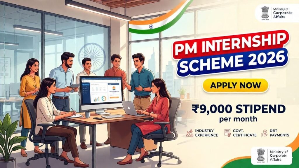 PM Internship Scheme 2026: ₹9,000 Monthly Stipend, 23,000+ Vacancies | Apply Online Now