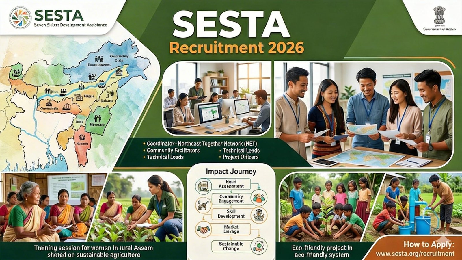 SESTA Guwahati Recruitment 2026 NGO Job