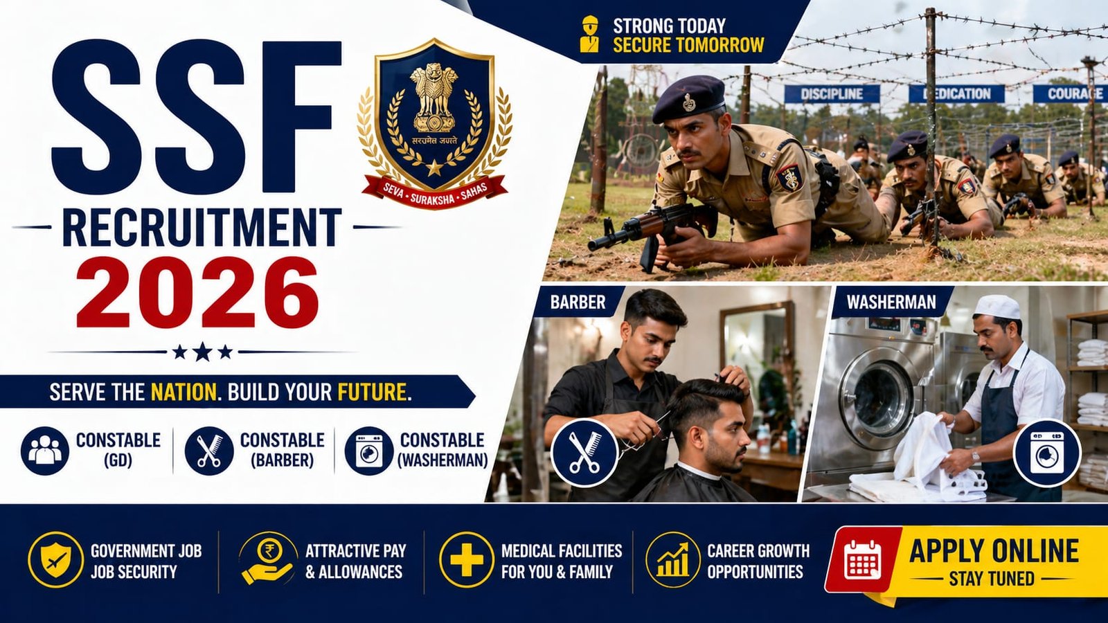 SSF Constable Tradesman Recruitment 2026