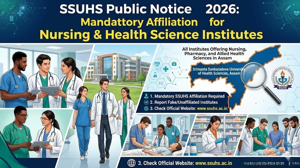SSUHS Public Notice 2026 Assam