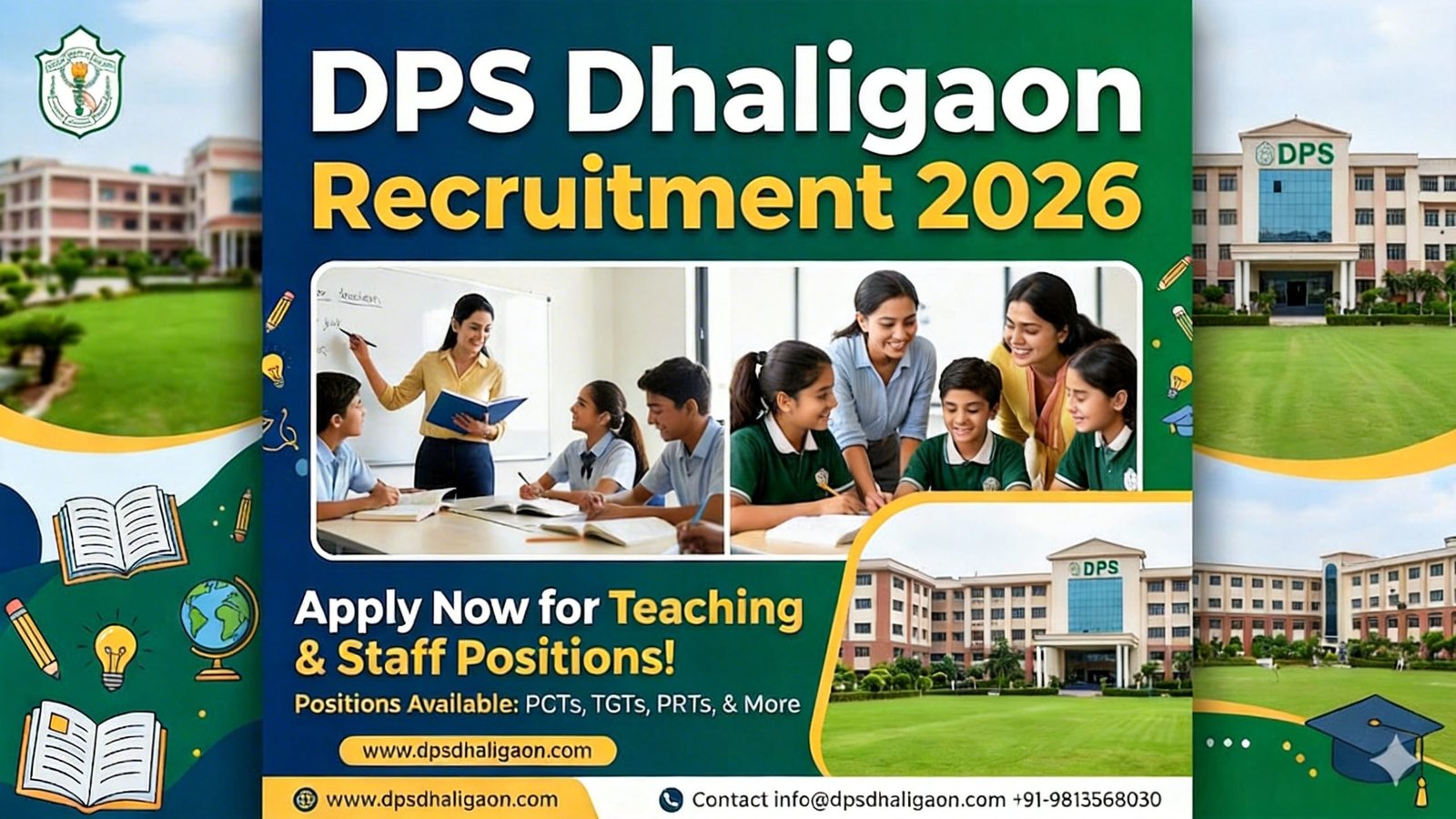 DPS Dhaligaon Recruitment 2026