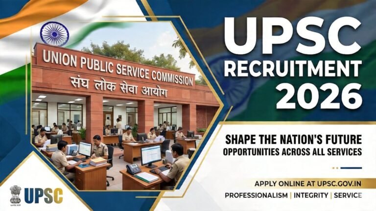 UPSC Recruitment 2026