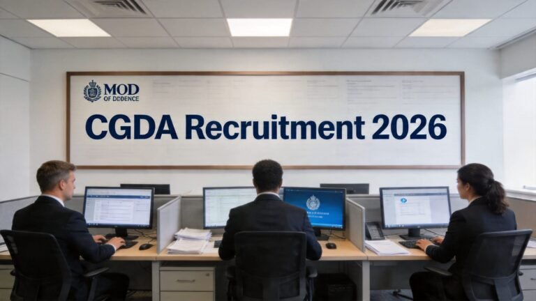 CGDA Recruitment 2026