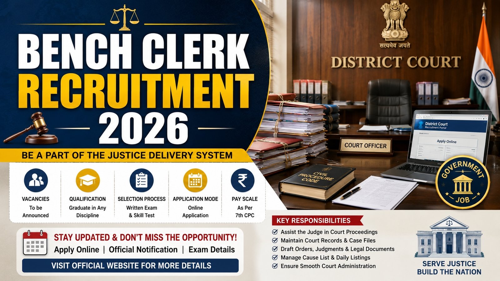 Biswanath District Court Recruitment 2026 Notification