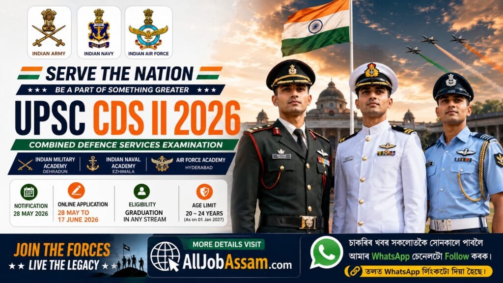 UPSC CDS II Recruitment 2026 Notification Released