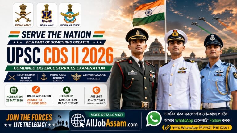 UPSC CDS II Recruitment 2026 Notification Released