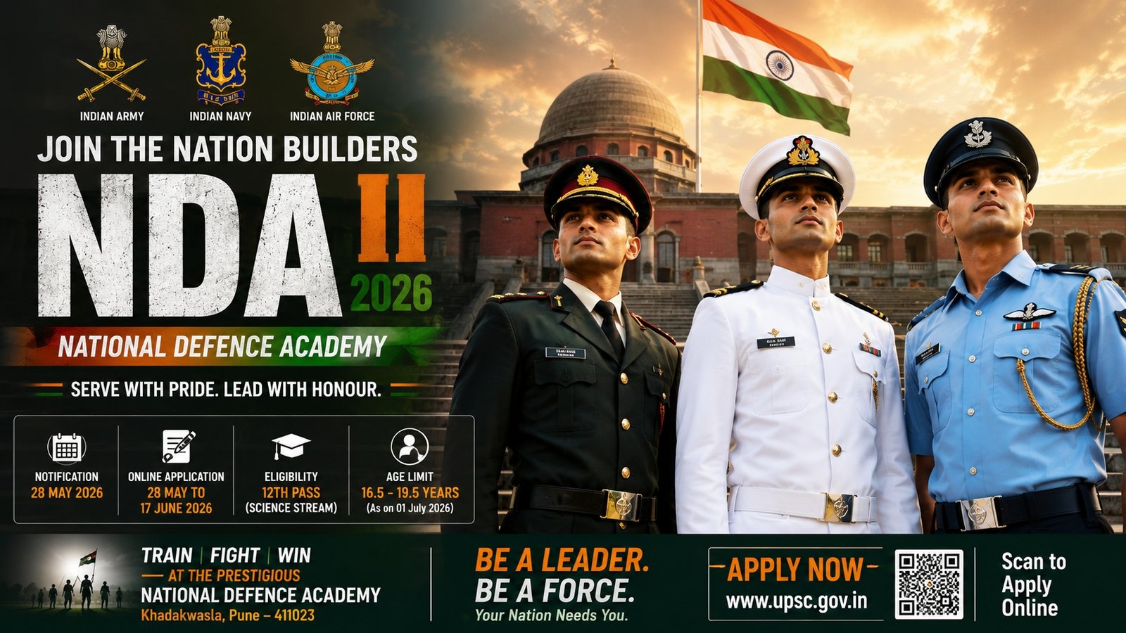 UPSC NDA II Recruitment 2026 Notification Released