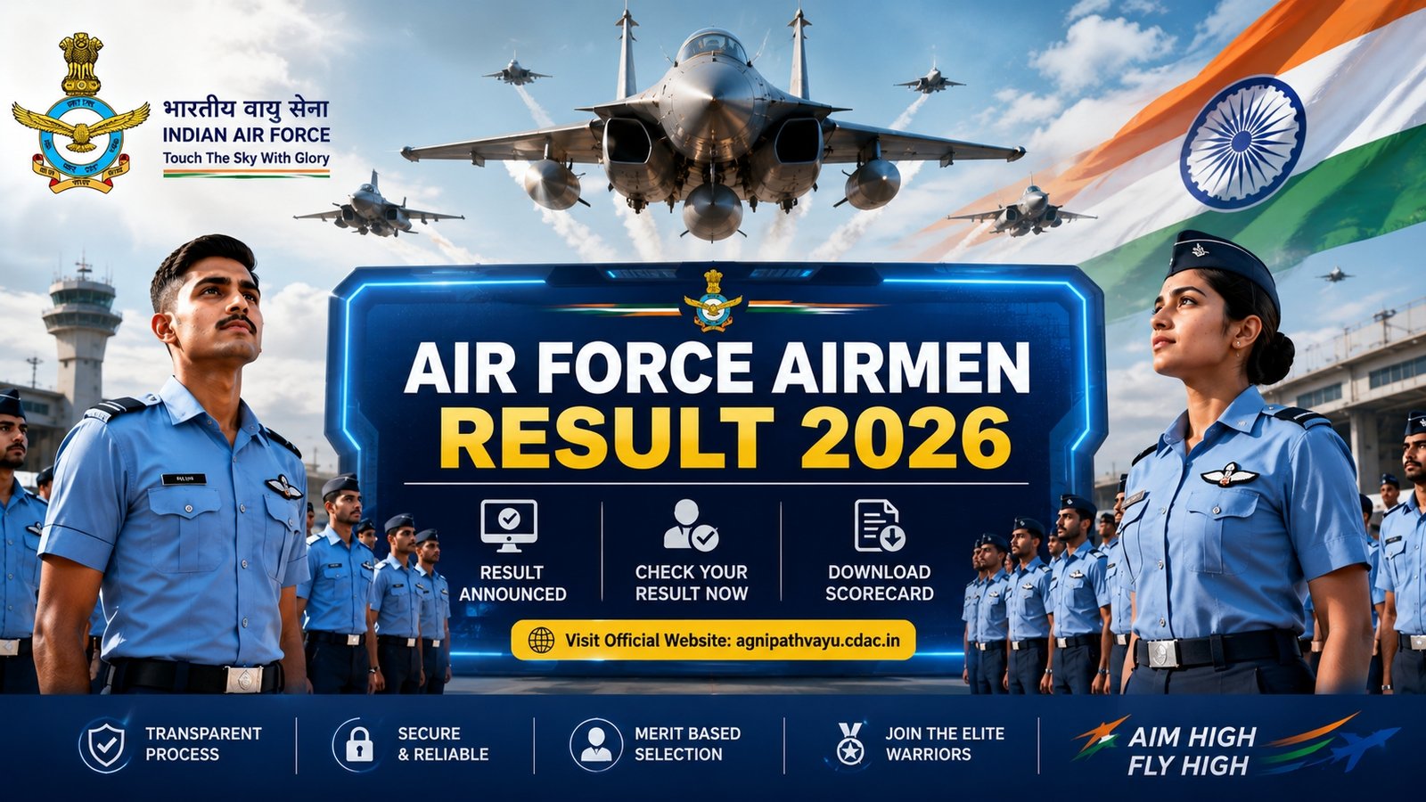 Air Force Airmen Intake 01 2027 Result 2026 released for Medical Assistant recruitment