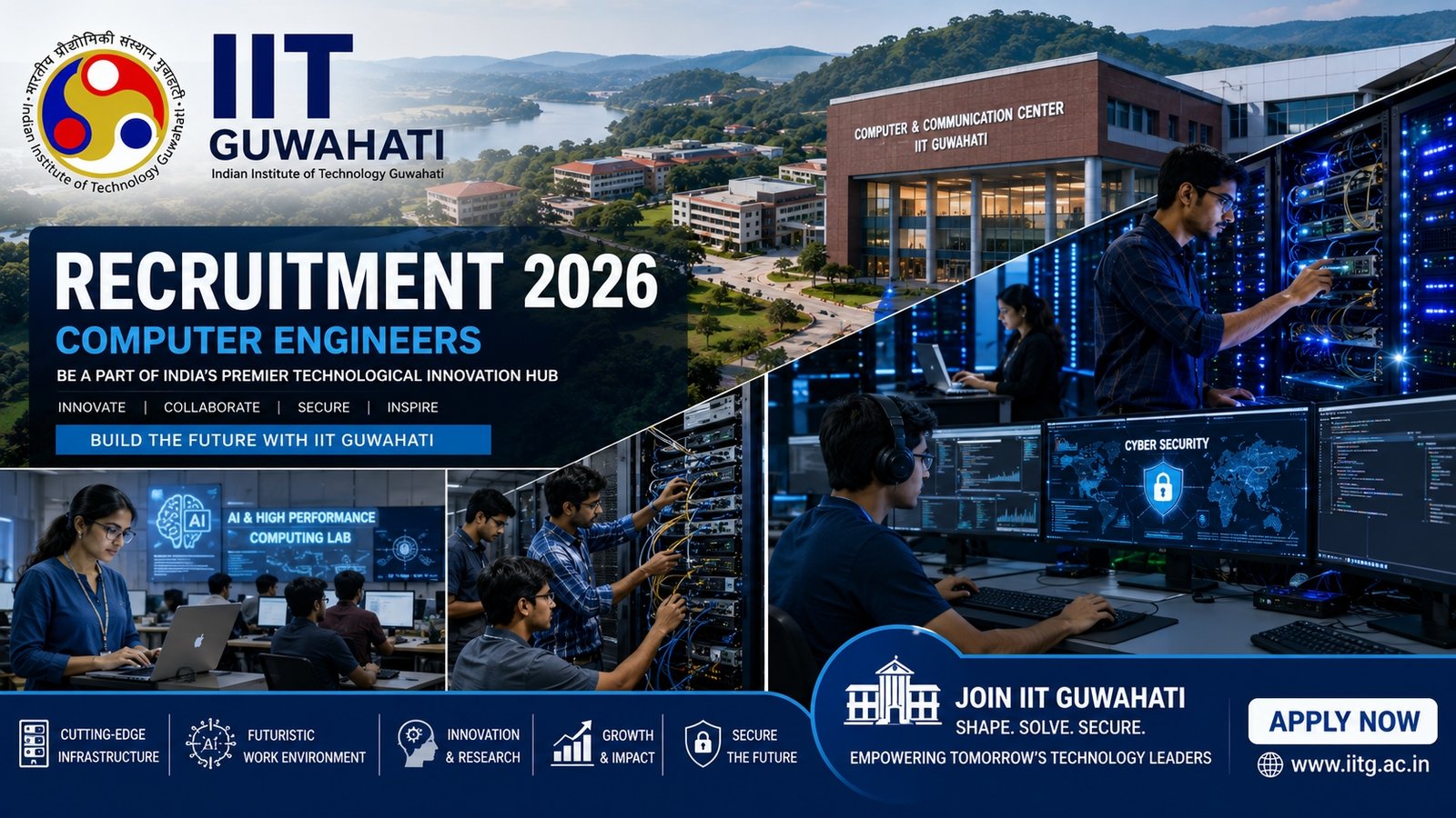 IIT Guwahati Recruitment 2026 Computer Trainee Notification with ₹18000 Monthly Stipend