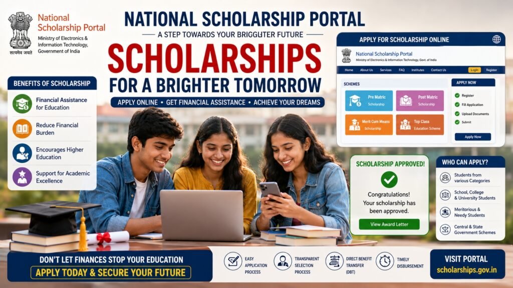 OBC Scholarship Assam 2026 – Apply Online for Pre-Matric & Post-Matric Scholarship, Eligibility, Amount, Last Date