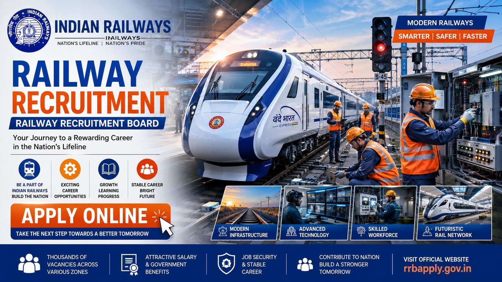 RRB Technician Recruitment 2026 Notification for 6557 Railway Technician Posts