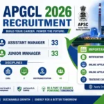 APGCL Recruitment 2026 for 66 Assistant Manager and Junior Manager vacancies across Electrical, Mechanical, Civil, IT, Instrumentation, and HR disciplines