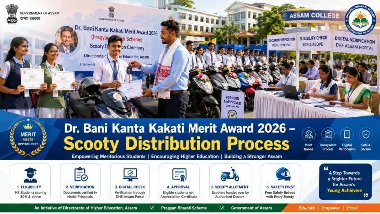 Dr. Bani Kanta Kakati Merit Award 2026 Assam Scooty Scheme