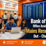 Bank of Baroda Office Assistant Peon Result 2025