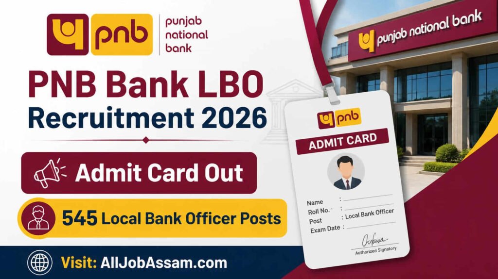 Punjab National Bank LBO Admit Card 2026 (Released) | Download Call Letter