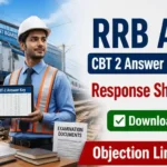RRB ALP CBT 2 Answer Key 2025 response sheet download notification for Assistant Loco Pilot recruitment