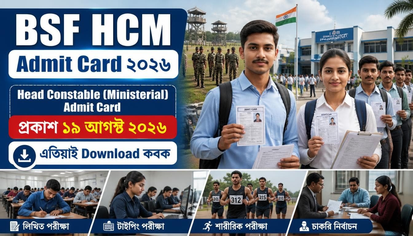 NICL Assistant Admit Card 2026 (Released) | Check Prelims Exam Date 3 BSF Head Constable Admit Card 2026 (Released) | Download Now, Direct Link
