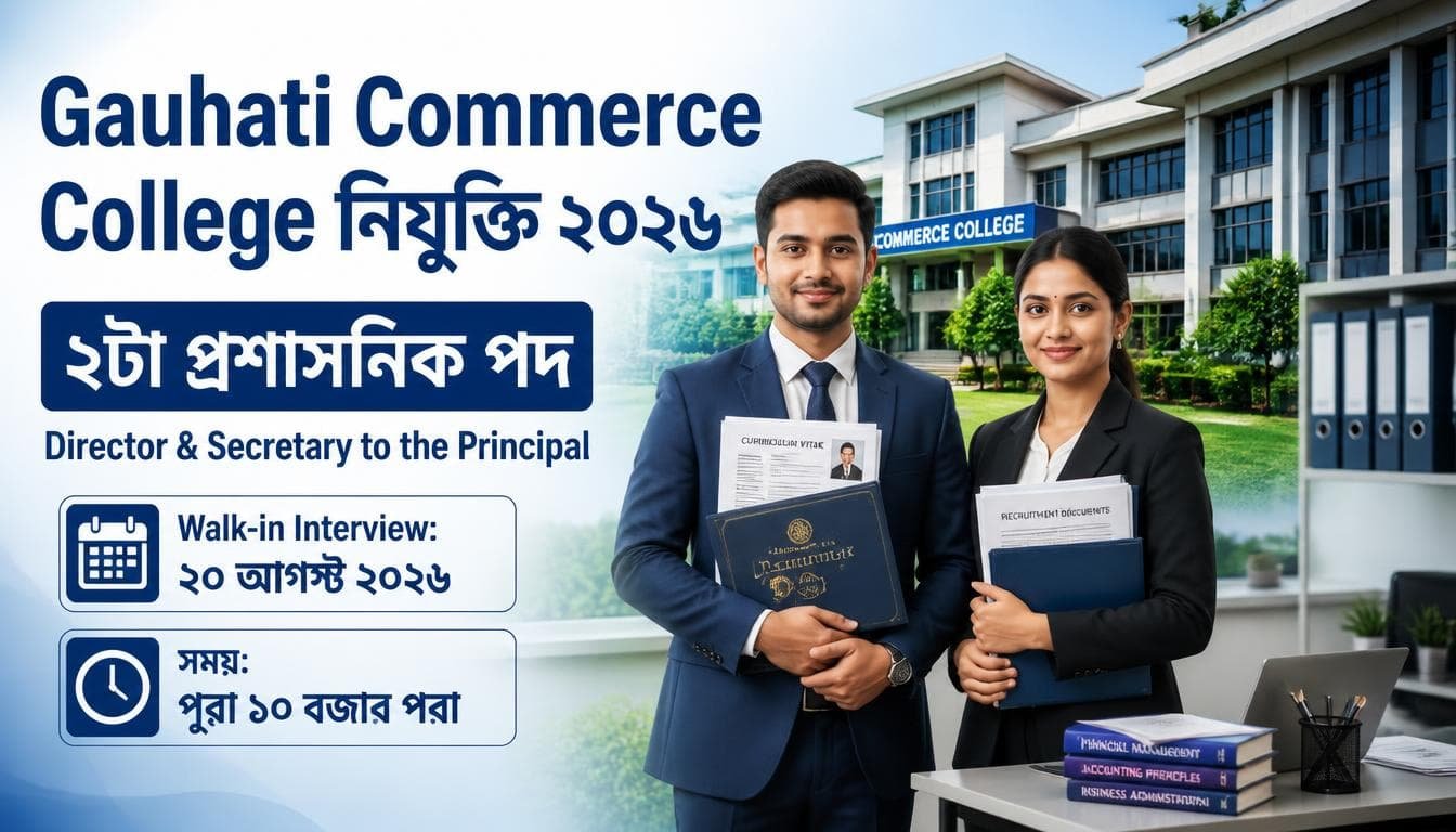 Gauhati Commerce College Recruitment 2026 for Director and Secretary posts