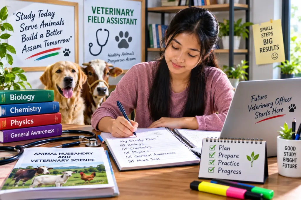 Assam VFA Syllabus 2026 exam preparation for Veterinary Field Assistant