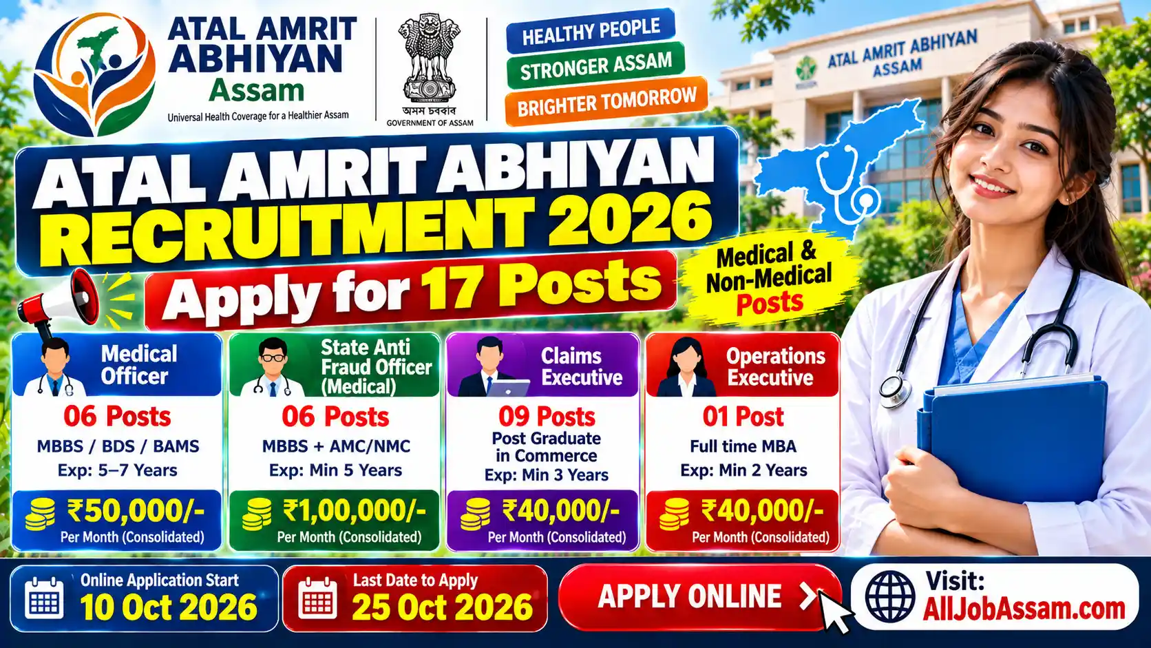 Kran Consulting Pvt Ltd Recruitment 2025 – Apply Online for 9 IT Posts 6 Atal Amrit Abhiyan Recruitment 2026 for Medical Officer, Anti Fraud Officer and Executive posts